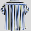 Mens striped casual shirt